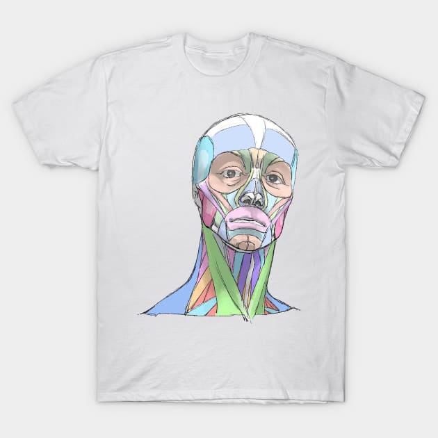 human body anatomy 3 T-Shirt by katoanatomy